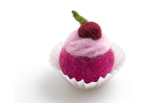 colorful felt praline