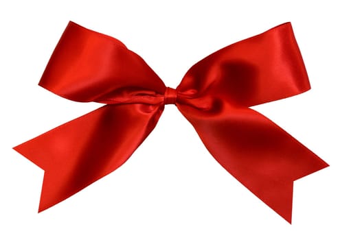red ribbon with bow