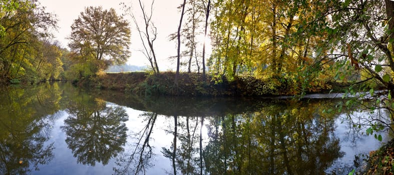 Panorama of 7 individual images,180 degrees