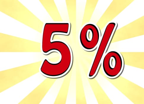 5 percent