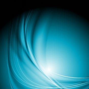 Abstract blue design. Vector background eps 10