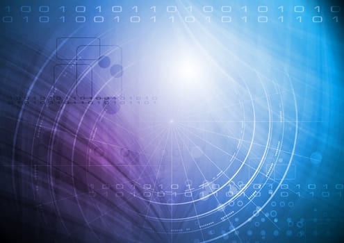 Abstract technology background. Vector eps 10
