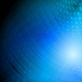 Dark blue abstract background. Vector