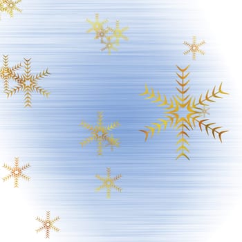 Abstract 3D Snowflakes Design for adv or others purpose use