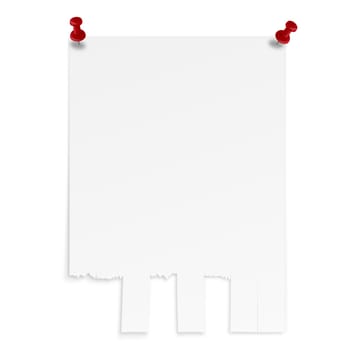 Slips of paper with tear-off option