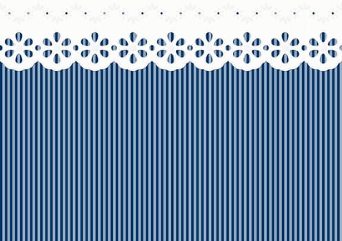 Festoon/Embellishment on Stripes Pattern - Endless