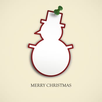 Snowman with pin