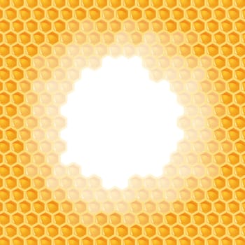 Honeycomb Background - Hole in Center