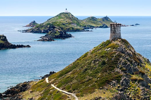 The sanguinaires islands in Corsica - France