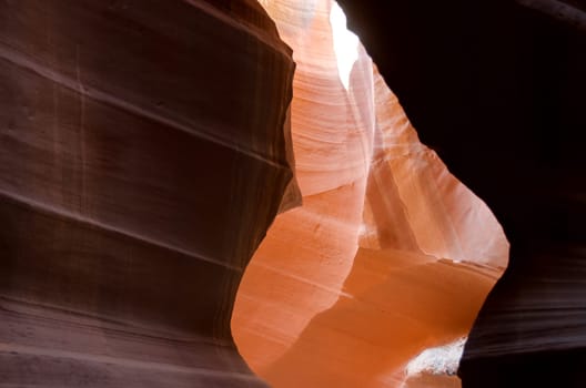 antelope canyon in Utah in the United States of America