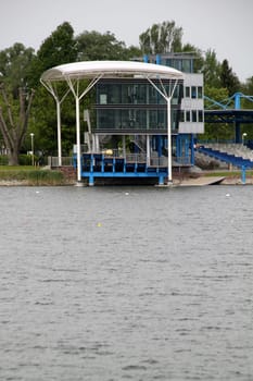 Regatta course in the Beetzsee in Brandenburg a.d. Havel