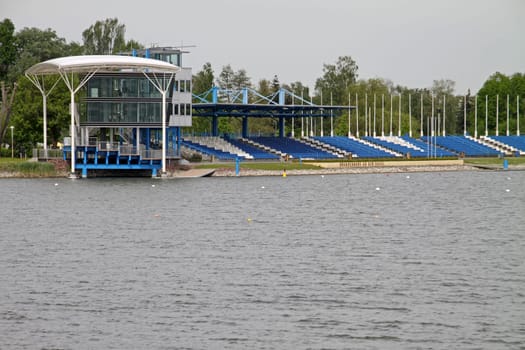 Regatta course in the Beetzsee in Brandenburg a.d. Havel