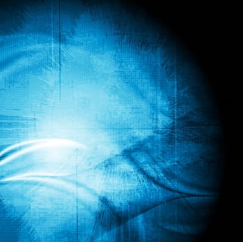 Dark blue grunge background. Vector illustration