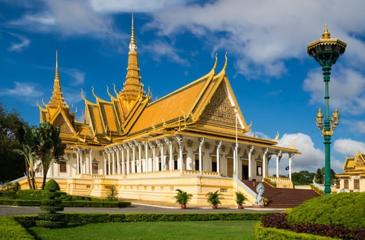 The royal palace in Cambodias capital Phnom Penh