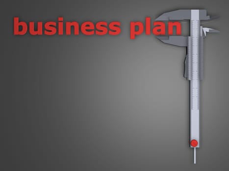 3D illustration on the topic of business