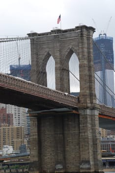 New York Brooklyn Bridge Manhattan One World Trade Centre
