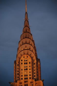 Top of the Chrysler Building New York NYC Manhattan