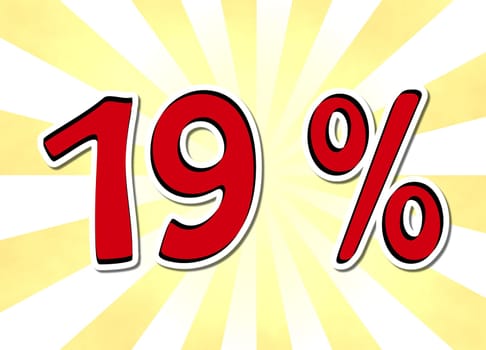 19 percent