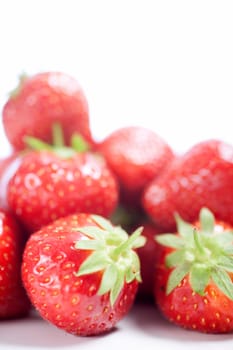 Fresh Strawberries on isolated background