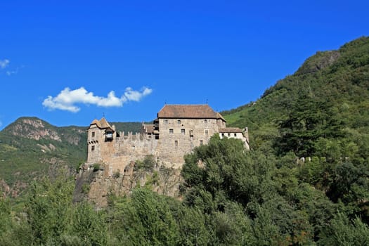 Old knight's castle in South Tyrol