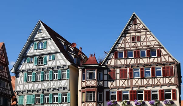Half-timbered houses in Herrenberg
