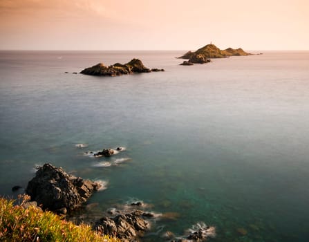 The sanguinaires islands in Corsica - France