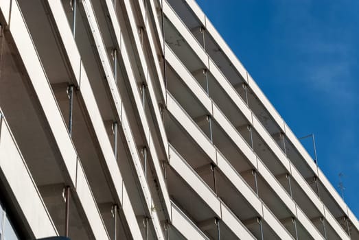 architecture abstract striped in a palace of Liguria