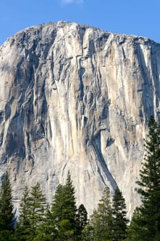 Half Dome in Yesemite National Park in California in the United States of America