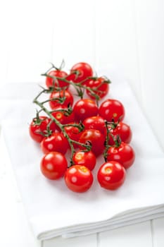 Fresh tomatoes on the table