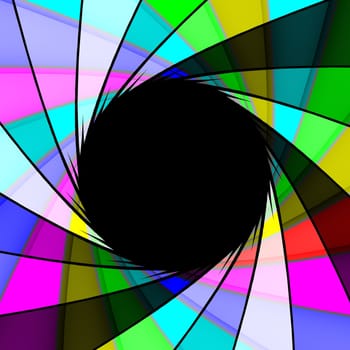 colorful style shutter background