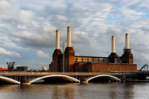 Battersea power station in London, England, UK