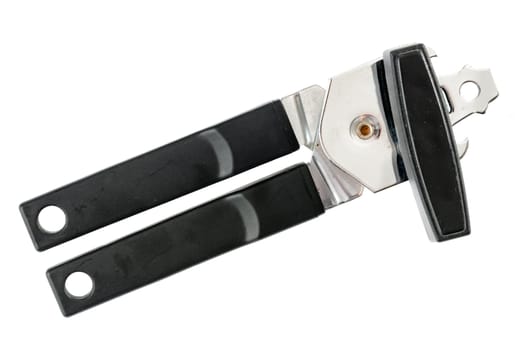 Can opener against white background