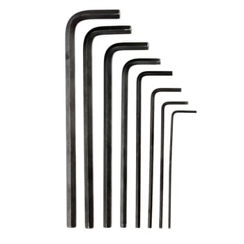 Allen key against white background