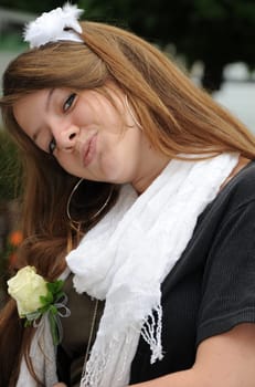 Naughty - romantic youth portrait