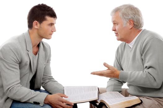 Believer explains God's Words to a young man
