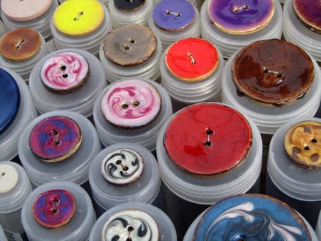 colorful buttons