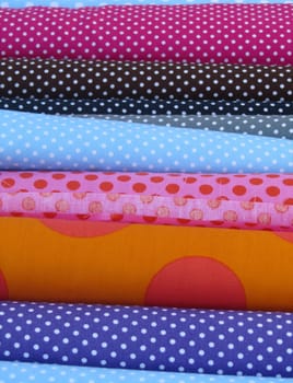 Fabric with dots