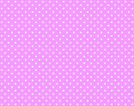 Pink background with white dots
