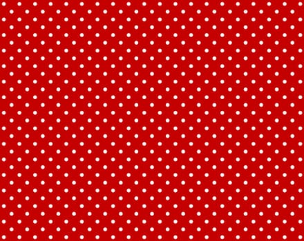 Red background with white dots