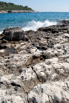 rocky coast of croatia