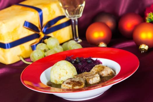 Medallions with sauce