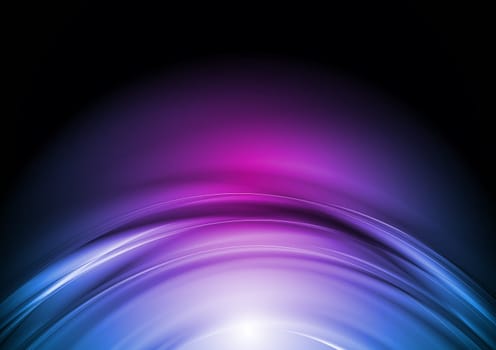 Abstract dark wavy background. Vector illustration eps 10