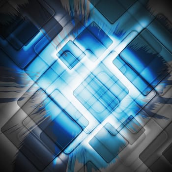 Grunge technology background. Vector illustration eps 10
