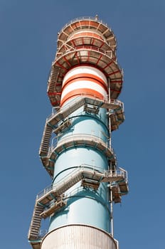 Industrial pipelines and ducts in a modern industry
