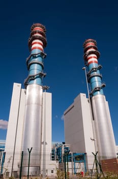 Industrial pipelines and ducts in a modern industry