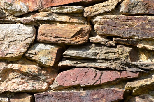 old stone wall background brown grey