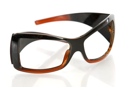 reading glasses isolated on white background