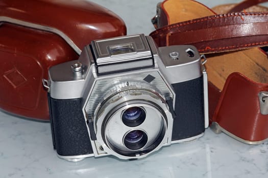 Old SLR camera