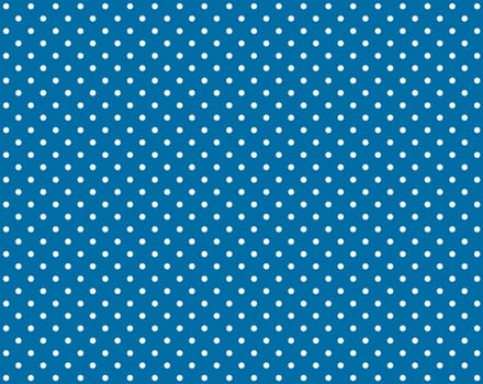 Blue background with white dots
