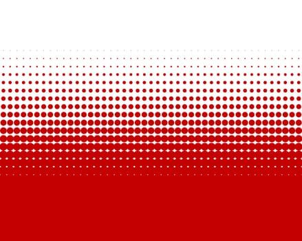 Background - Red dots and white space